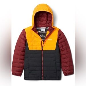 Columbia Kids' Colorblock Jacket - Yellow, Red, and Black